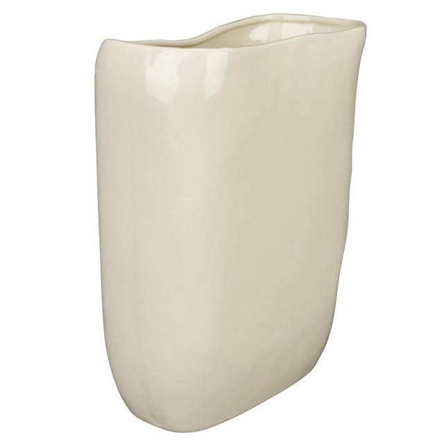 Vaza bej din ceramica 30 cm Edna Dutchbone