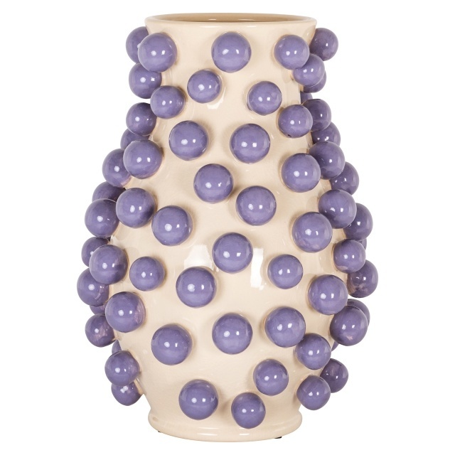 Vaza crem din ceramica 44 cm Dotty Richmond Interiors