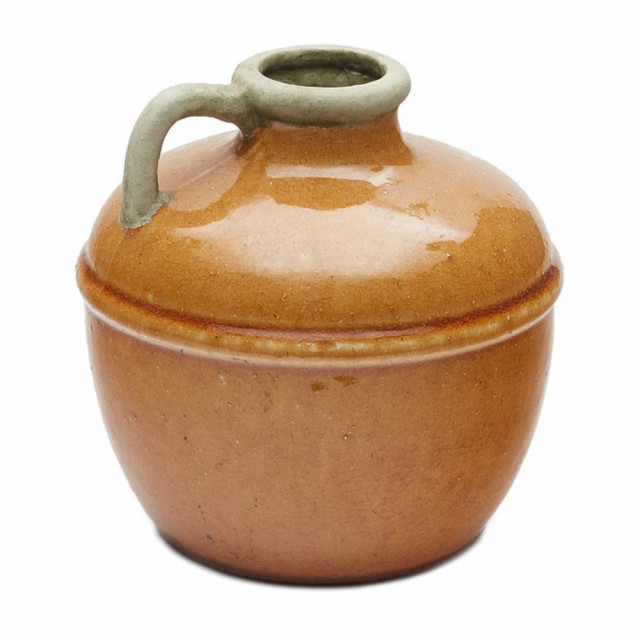 Vaza galben mustar din ceramica 20 cm Tamariu Kave Home
