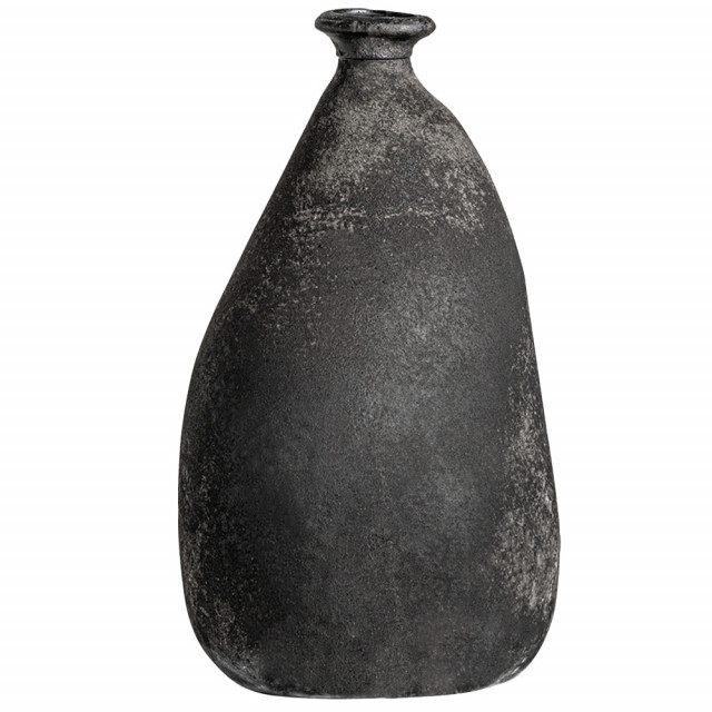 Vaza neagra din sticla 38 cm Blaj Vical Home