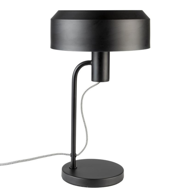 Veioza neagra din metal 42 cm Landon The Home Collection