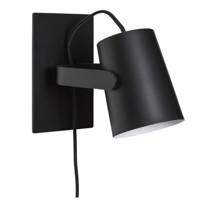 Aplica neagra din metal Ardent Hubsch