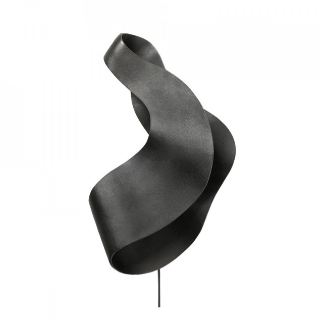 Aplica neagra din metal Oyster Ferm Living