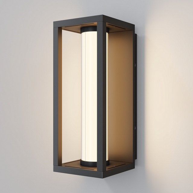 Aplica pentru exterior neagra din metal cu LED Expo Maytoni