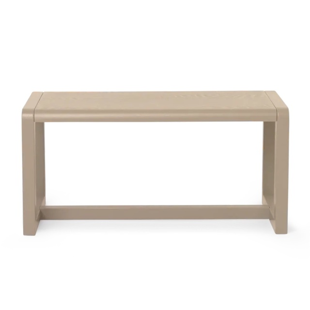 Bancheta crem din lemn 62 cm Little Architect Ferm Living