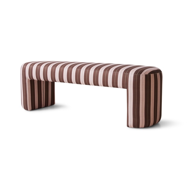 Bancheta multicolora din texitl 140 cm Lobby HKliving