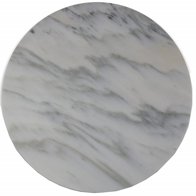 Blat pentru masa alb din marmura 80 cm Carrara Thai Natura