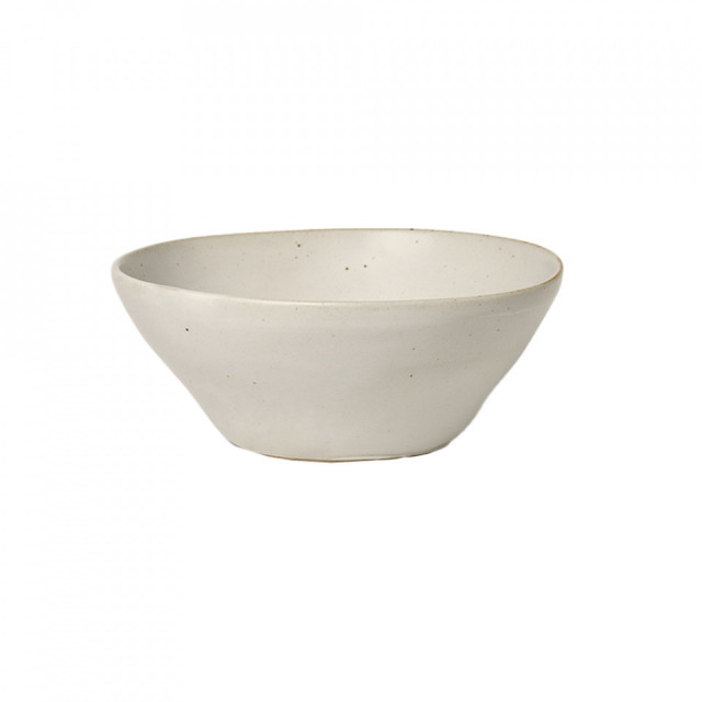 Bol alb din portelan 15 cm Flow Ferm Living