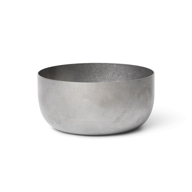 Bol argintiu din metal 13 cm Tumbled Ferm Living