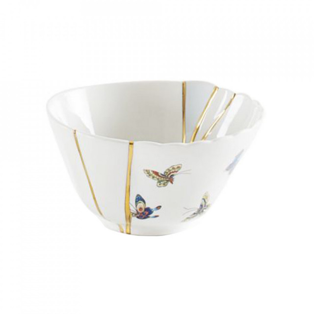 Bol multicolor din ceramica 12 cm Kintsugi Bitt Seletti