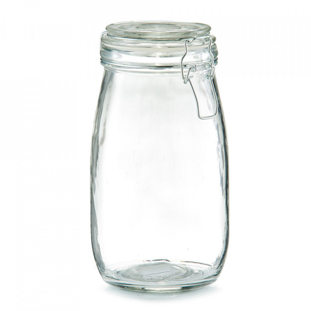 Borcan cu capac transparent din sticla 1450 ml Pulse Zeller