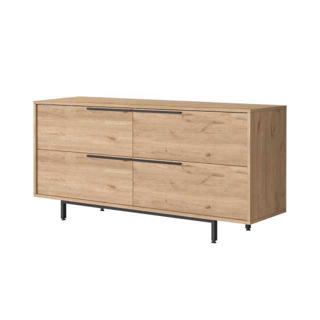 Bufet inferior maro din lemn 160 cm On3-W The Home Collection
