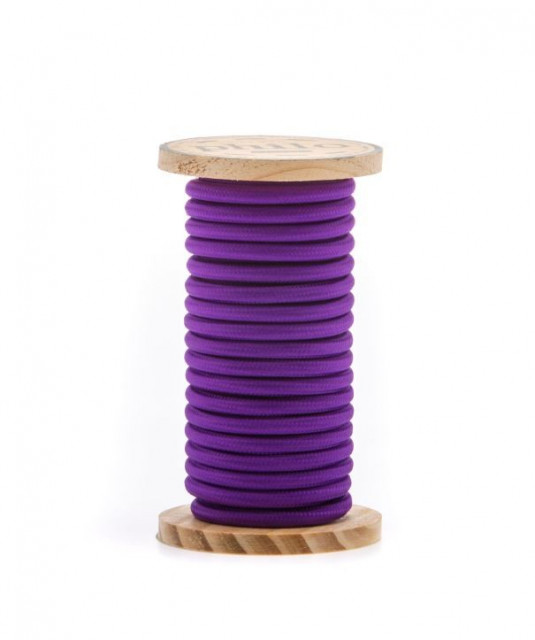 Cablu violet din bumbac 5 m Philo Violet Seletti