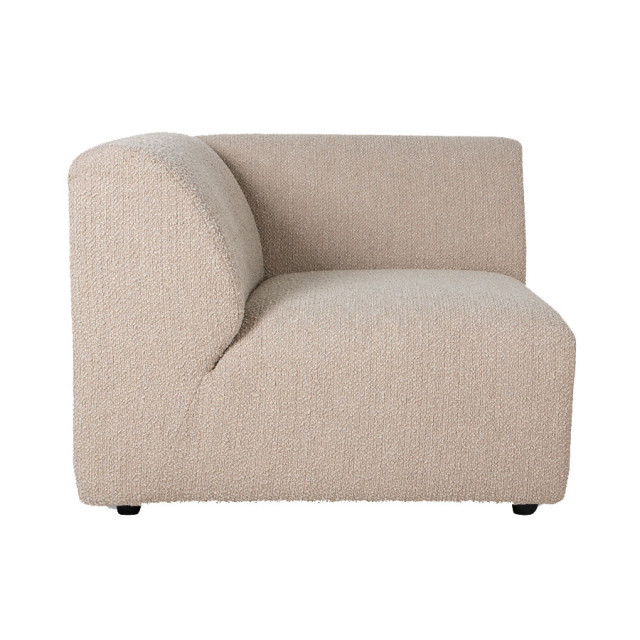 Canapea modulara grej din poliester 94 cm Jax Left HKliving