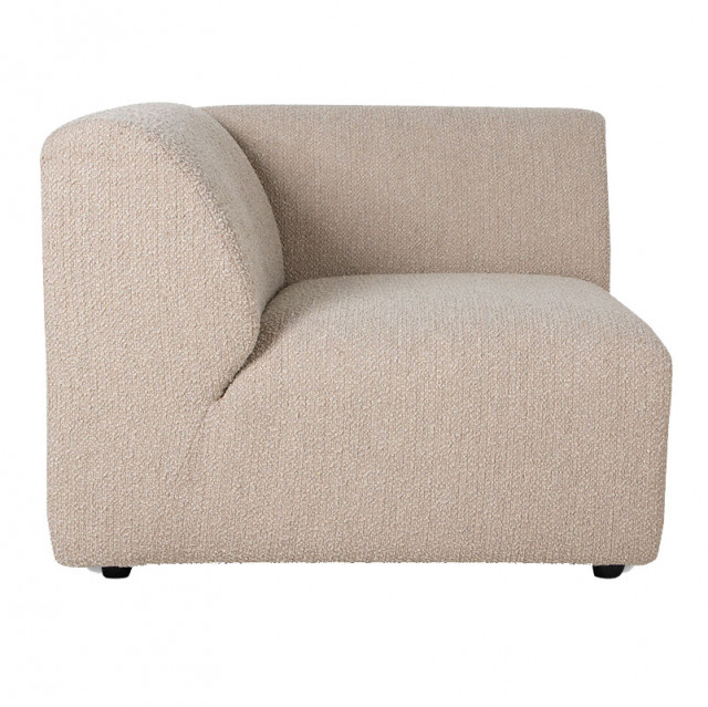 Canapea modulara grej din textil 94 cm Jax Left HKliving