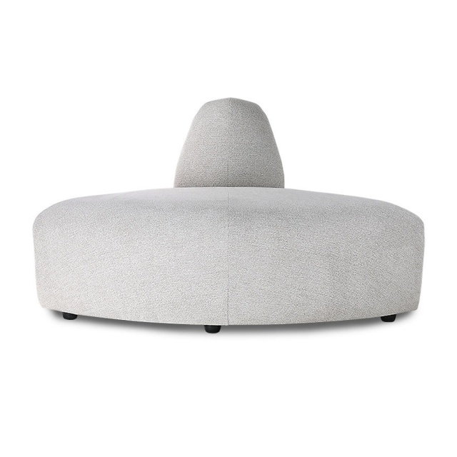 Canapea modulara gri deschis din textil 94 cm Jax Angle HKliving