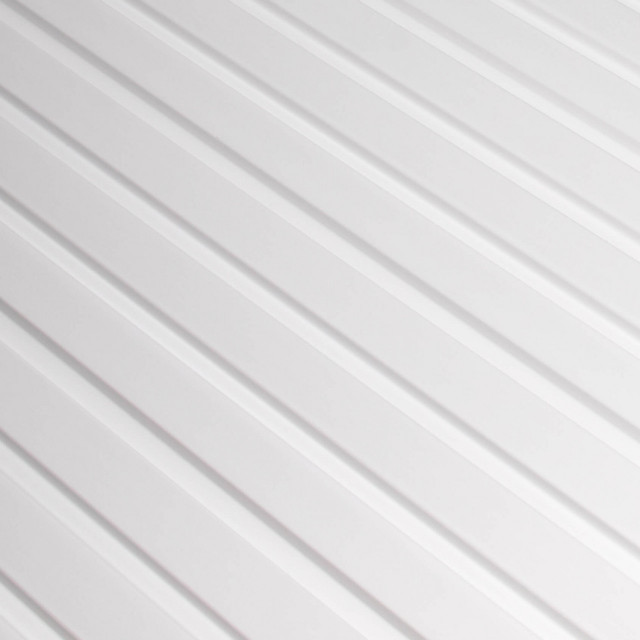 Capat dreapta pentru panou riflat alb din fibre sintetice 3x270 cm Infinity Olmo Right Lamelio