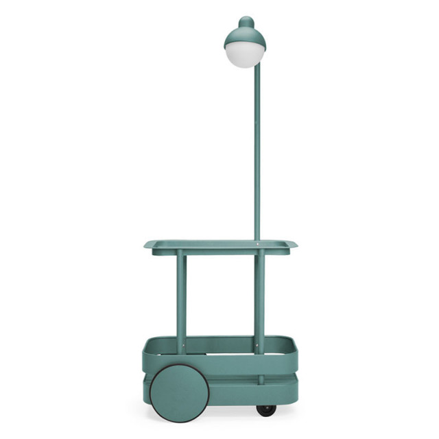 Carucior verde salvie din aluminiu Jolly Fatboy