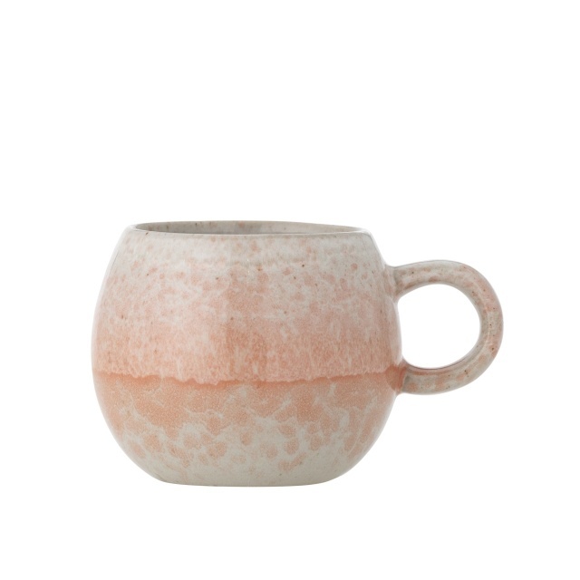 Ceasca portocalie/roz din ceramica 140 ml Paula Bloomingville