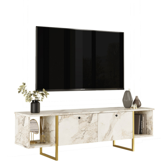 Comoda TV alba/aurie 150 cm Vg30-Ge The Home Collection