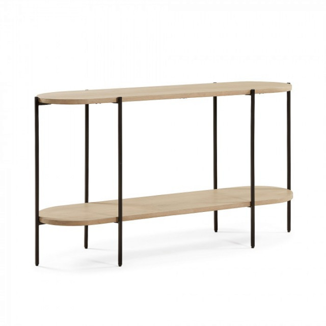 Consola din lemn mango si metal 140 cm Palmia Kave Home
