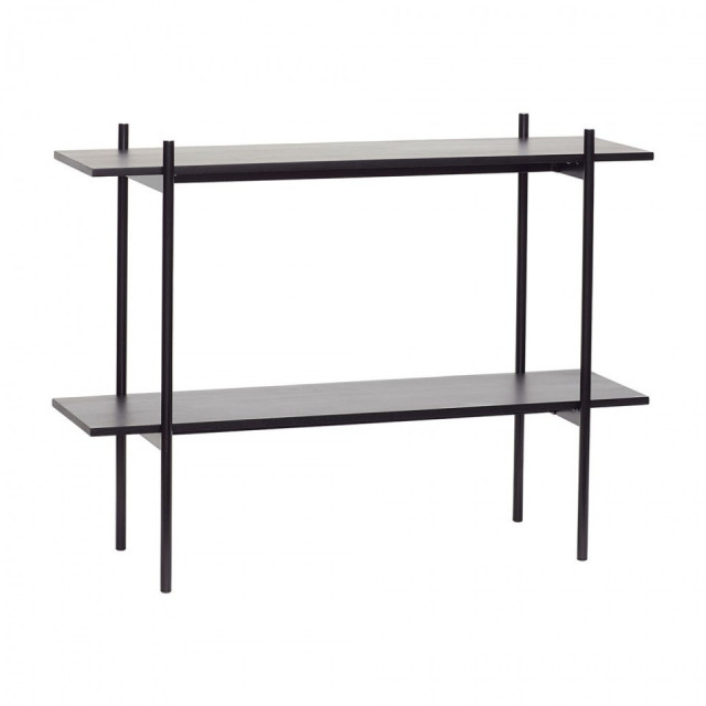 Consola neagra din lemn 120 cm Norm Hubsch