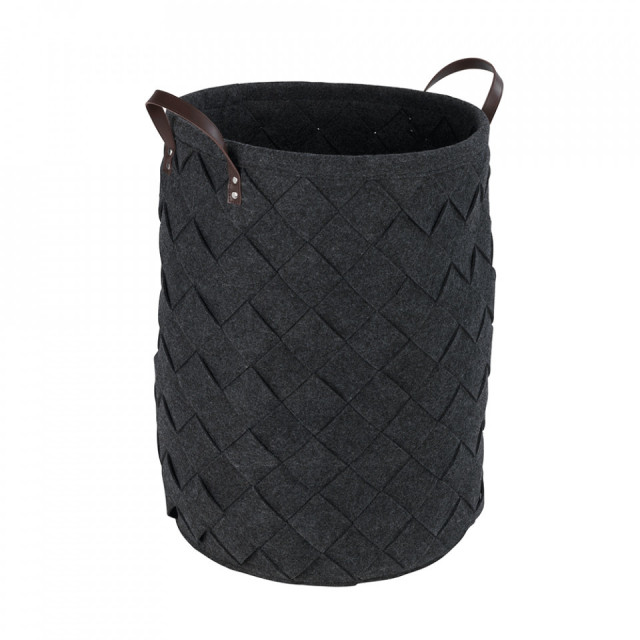 Cos de rufe gri antracit din fibre sintetice 75 L Trovo Wenko
