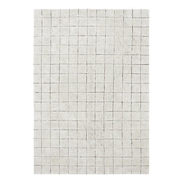 Covor crem/maro din bumbac 200x300 cm Mosaic Lorena Canals