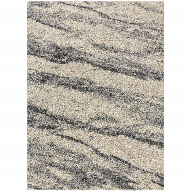 Covor dreptunghiular gri din polipropilena 80x150 cm Ulai Mel UNIVERSAL XXI