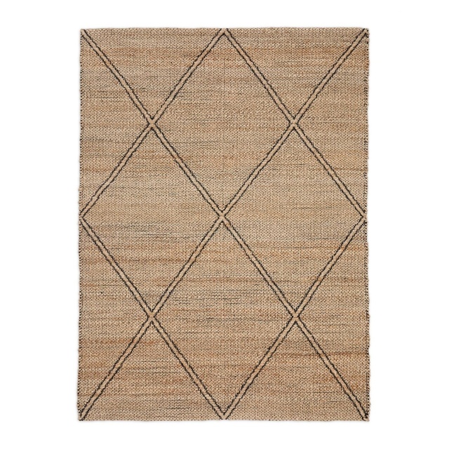 Covor maro din fibre naturale 200x300 cm Vallalta Kave Home