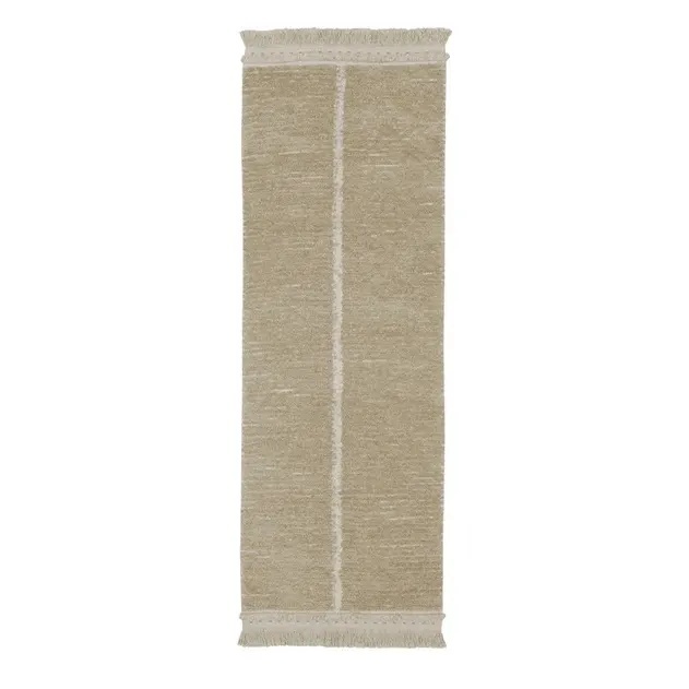 Covor reversibil pentru copii verde salvie din bumbac 80x230 cm Reversible Lorena Canals
