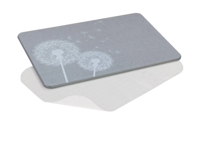 Covoras pentru baie gri din piatra 39x60 cm Astera Wenko