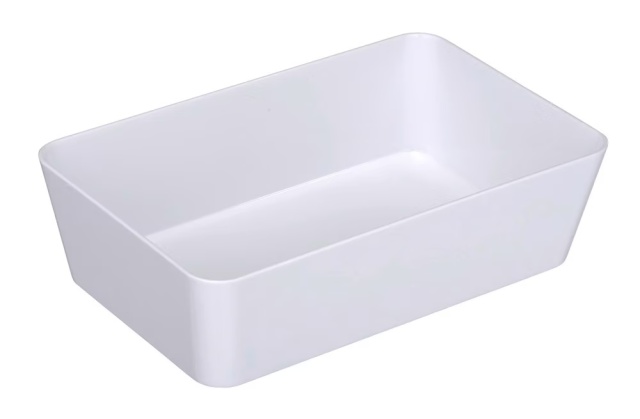Cutie alba din fibre sintetice Shelf Candy Wenko