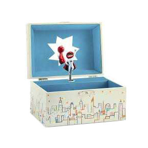 Cutie muzicala multicolora din carton si metal 18 cm Mister Moon Djeco