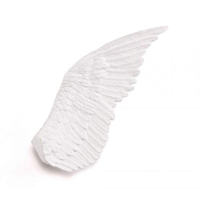 Decoratiune alba din fibre 17 cm Memorabilia Mvsevm Wing Right Seletti