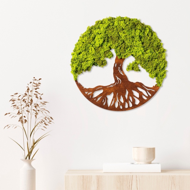 Decoratiune de perete verde 44 cm Tree The Home Collection
