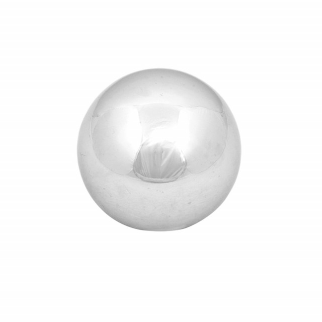 Decoratiune glob argintiu din inox 10 cm Drenop Esschert Design