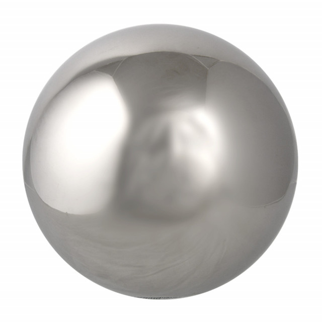 Decoratiune glob argintiu din inox 20 cm Drenop Esschert Design