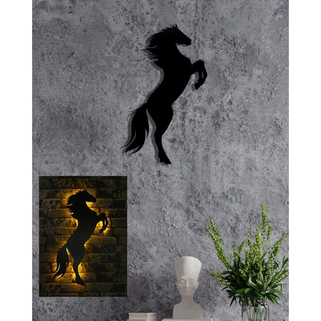 Decoratiune luminoasa galbena Wild Horse The Home Collection