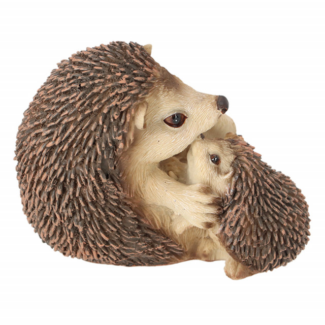 Decoratiune maro din fibre sintetice 13 cm Hedgehogs Esschert Design