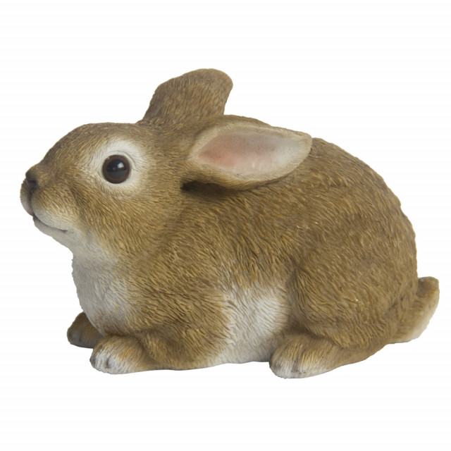 Decoratiune maro din polirasina 10 cm Rabbit M Esschert Design