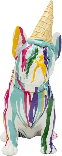 Decoratiune multicolora din fibre sintetice 35 cm Gelato Dog Kare