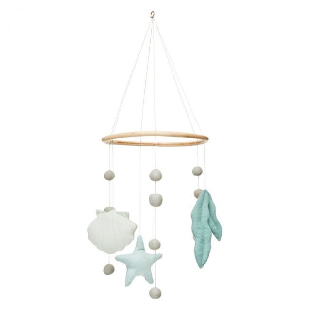 Decoratiune multicolora suspendabila din bumbac Donella Ocean CamCam Copenhagen