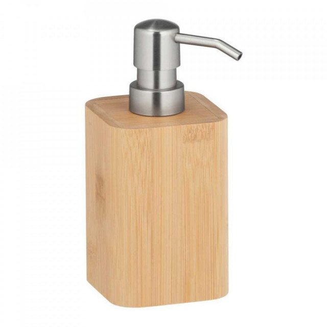 Dispenser sapun lichid maro/argintiu din bambus 220 ml Bambusa Wenko