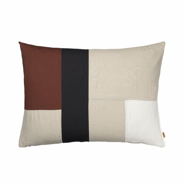 Fata de perna multicolora din fibre naturale 60x80 cm Part Ferm Living