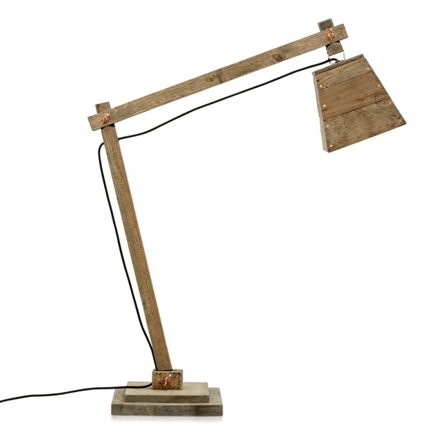 Lampa birou maro din lemn 105 cm William Versmissen