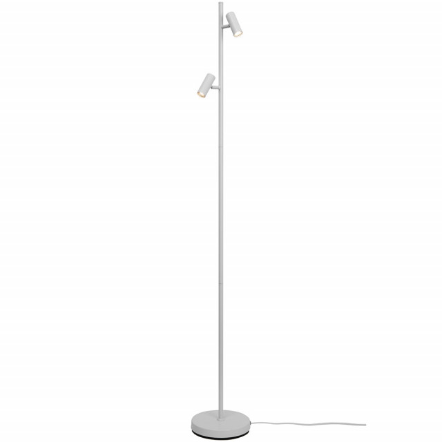 Lampadar alb din metal cu LED 141 cm Omari Nordlux
