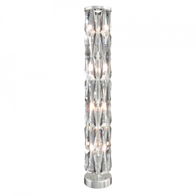 Lampadar argintiu din inox cu 8 becuri 126 cm Puntes Maytoni