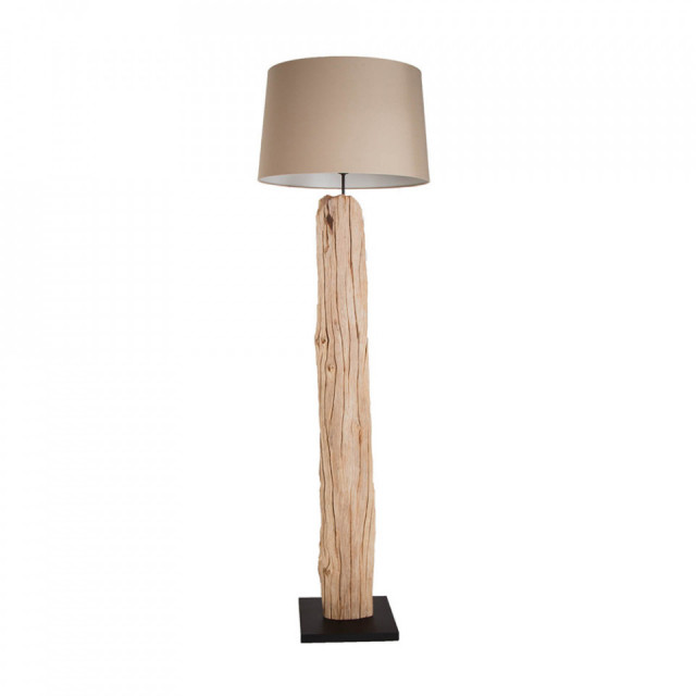 Lampadar bej din lemn si in 175 cm Rousilique The Home Collection