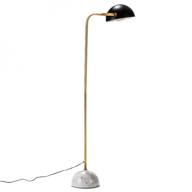 Lampadar multicolor din marmura si metal 145 cm Cretopa Thai Natura
